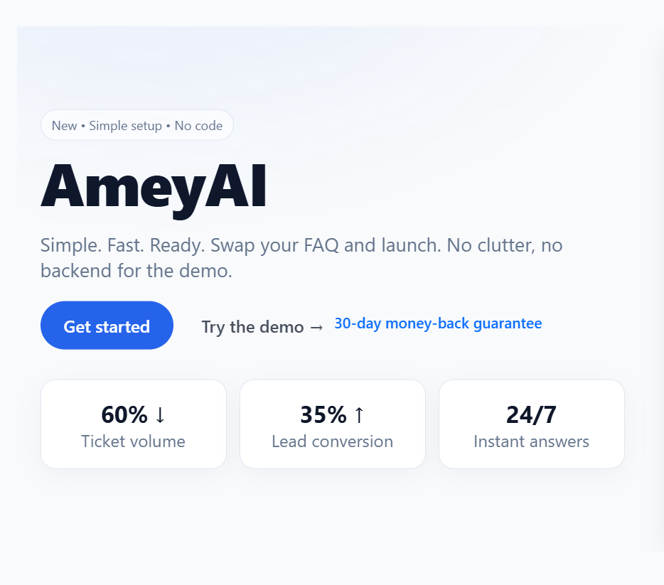 AI-Powered Customer Support Assistant